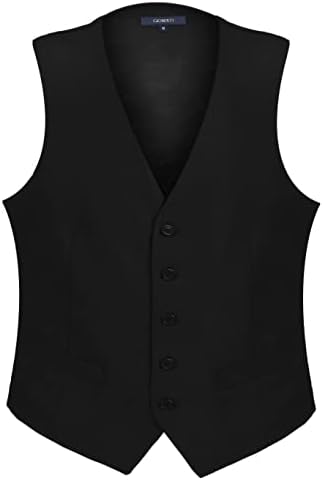 Gioberti Mens Formal Suit Vest Fit for Business or Casual Dress