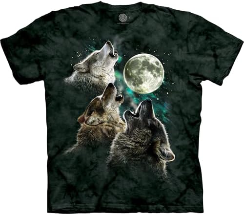 The Mountain Three Wolf Moon Short Sleeve Tee