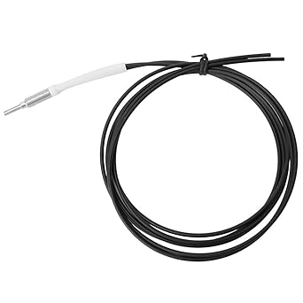 Reflective Fiber Optic Sensor Cable, FR-610-I Diffuse Digital Fiber Optic Cord M6 Jumper Probe Sensor Cable Line