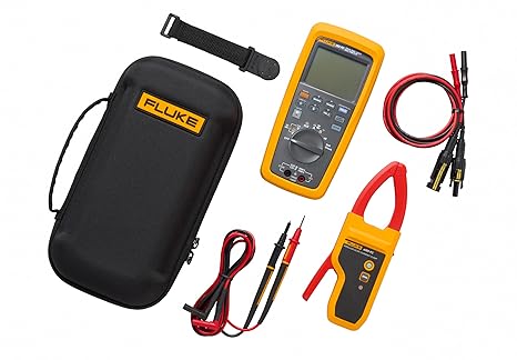 Fluke 283FC/PV Kit - CAT III 1500V True-RMS Digital Multimeter with 60A Wireless AC/DC Current Clamp and MC4 Connectors (Pack of 1)